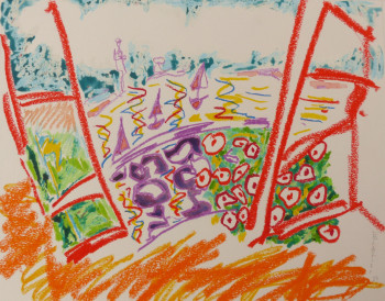 Named contemporary work « Saint Quay Portrieux 1 », Made by ERIK CHARRIER