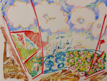 Named contemporary work « Saint Quay Portrieux 2 », Made by ERIK CHARRIER