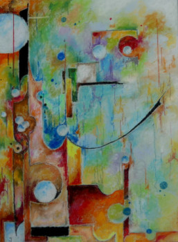 Named contemporary work « Exploration », Made by JJOURDAN