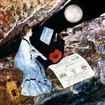 Named contemporary work « Sonate », Made by THIERRY SARRA
