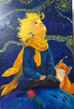 Named contemporary work « Le petit prince », Made by VALéRIE MARCANTONI