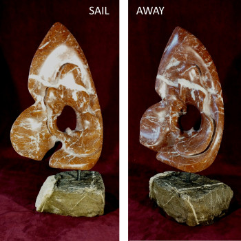 Named contemporary work « SAIL AWAY », Made by ERIC CORVEZ