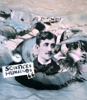 Named contemporary work « Marcel Proust », Made by THIERRY SARRA