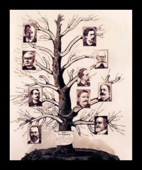 Named contemporary work « Arbre illustre », Made by THIERRY SARRA