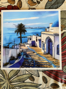 sidi bou said balcon sur la baie de tunis On the ARTactif site