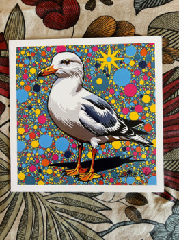 la mouette facon pop art On the ARTactif site