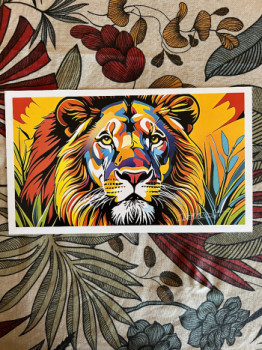 lion pop art On the ARTactif site