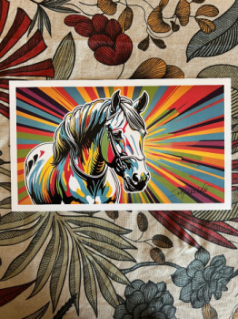 cheval pop art On the ARTactif site