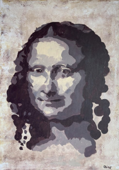 Named contemporary work « Mano Lazy », Made by OBINO