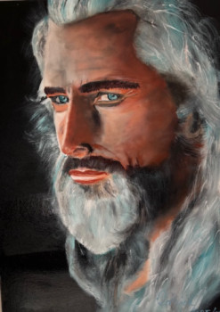 Named contemporary work « portrait d'un homme », Made by PATRICK