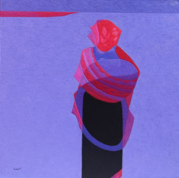 Named contemporary work « ANCASH - AZUL », Made by CRISTOBAL