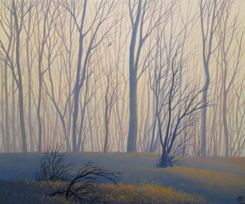 Named contemporary work « Aux aurores », Made by YVES OGIER