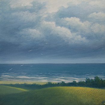 Named contemporary work « Avis de tempête », Made by YVES OGIER