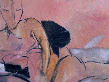 Named contemporary work « love », Made by VIRGINIA TANSU