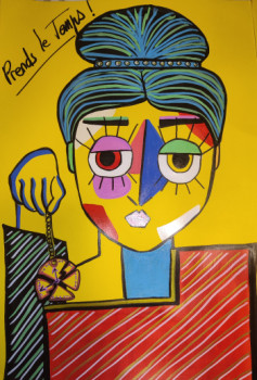 Named contemporary work « Prends le temps », Made by LAURE GARCIA