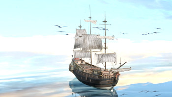 Named contemporary work « Bateau », Made by WHITE TIGER 60