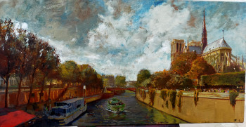 Named contemporary work « Notre Dame », Made by MAZIE