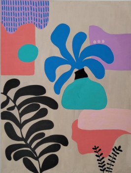 Named contemporary work « intérieur contemporain », Made by EVA HENRY