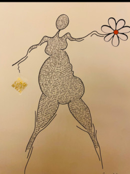 Named contemporary work « La fille », Made by NANA