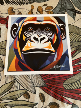 portrait de King Kong facon pop art On the ARTactif site