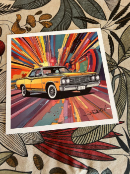 chevrolet bel air pop art On the ARTactif site