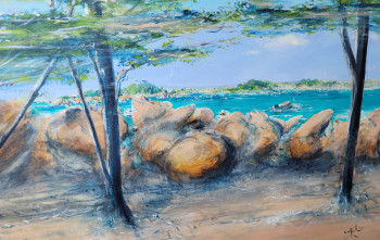 Named contemporary work « Le petit d'amour à l'Ile Renote », Made by CHRISTOPHE CREPIN