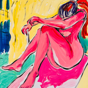 Named contemporary work « The sweet sand », Made by PAUGAM PAUGAM DANIEL