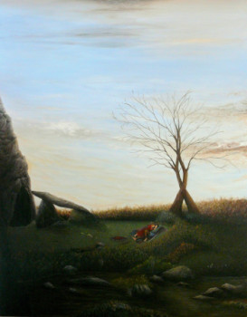 Named contemporary work « Songe #34 - Tristan et Iseult », Made by BENOîT MORAILLON