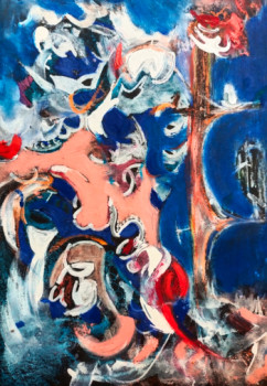 Named contemporary work « Etes », Made by GIO SAINT PERE