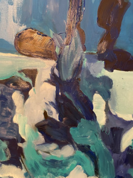 Named contemporary work « écume », Made by VIRGINIA TANSU