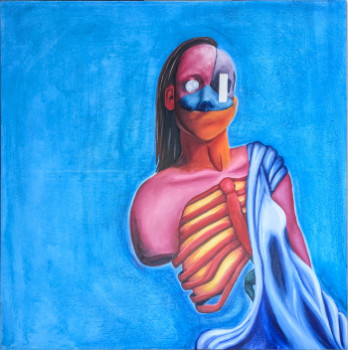 Named contemporary work « Toujours et Jamais », Made by JULIA LANGER
