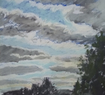 Named contemporary work « Les nuages gris », Made by MADA