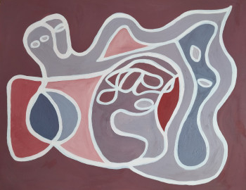 Named contemporary work « Âme pastel, 2 », Made by MIREILLE DELGENèS