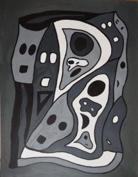 Named contemporary work « Âmes neutre », Made by MIREILLE DELGENèS