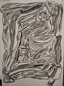 Named contemporary work « Âme du Monde, 5 », Made by MIREILLE DELGENèS