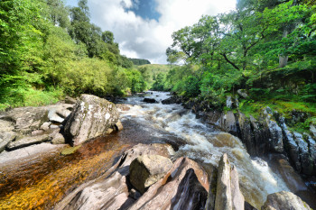 Named contemporary work « SCOTTISH LANDSCAPE 2 », Made by JEAN-JACQUES MASSOU