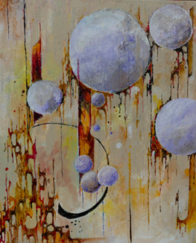 Named contemporary work « Une rencontre », Made by JJOURDAN