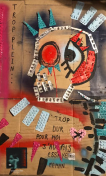 Named contemporary work « Médical life », Made by ZOU