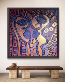 Named contemporary work « La toile blanche », Made by GILSON