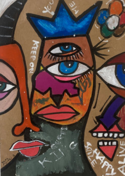 Named contemporary work « Keep on », Made by ERIC DOISY