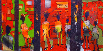 Named contemporary work « COULOIRS SOUTERRAINS », Made by LOUIS LERAY