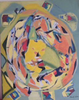 Named contemporary work « Joie », Made by CHANTAL LISTOIR
