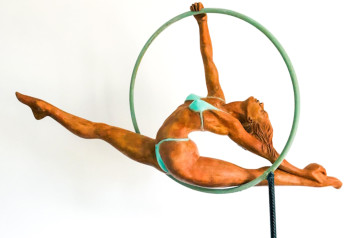 Named contemporary work « Gymnaste au cerceau », Made by HENRI HADIDA