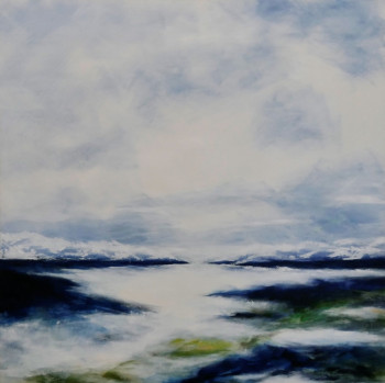 Named contemporary work « #184 - Land- and seascape », Made by LOTHAR WEUTHEN