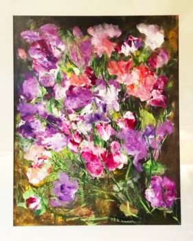 Named contemporary work « N° 74 Fleurs Coupées », Made by JADE-B-ROUGERIE