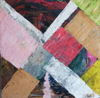 Named contemporary work « Angle », Made by PATCLU