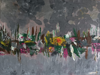 Named contemporary work « Orage », Made by PATCLU