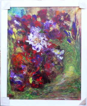 Named contemporary work « N° 173 Parfum d'autonme », Made by JADE-B-ROUGERIE