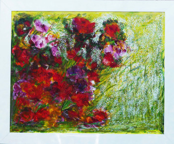 Named contemporary work « N° 886 les Acacias », Made by JADE-B-ROUGERIE