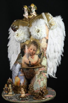 Named contemporary work « Angel », Made by MESSODIE